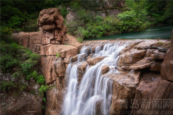 雨水充沛 崂山九水十八潭流水潺潺美景重现