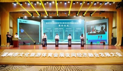 福建漳州举行文化旅游体育会展夜间经济融合发展大会
