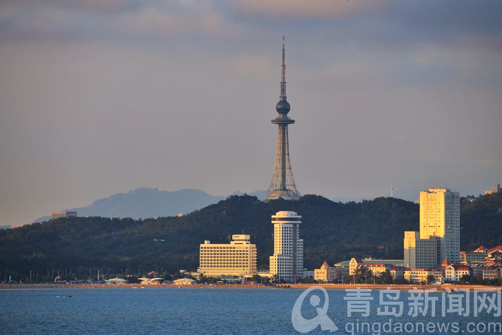 在甘水湾眺望青岛主城区 岛城风貌尽收眼底