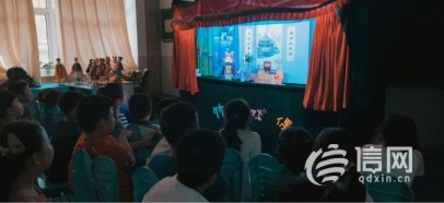 弘扬非遗文化 济南竹马戏偶剧团走进山东师范大学附属小学