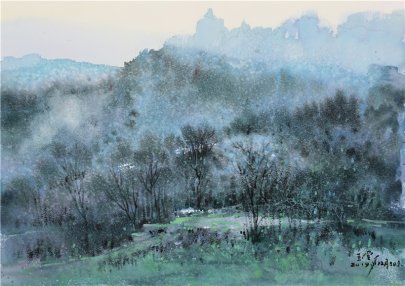 “守望崂山--袁玉堂从艺五十年水彩画作品展” 将在青岛市美术馆开幕