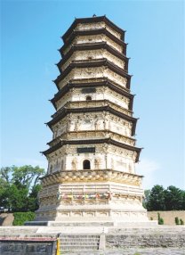历经千年的城市坐标——丰州古城 白塔巍巍