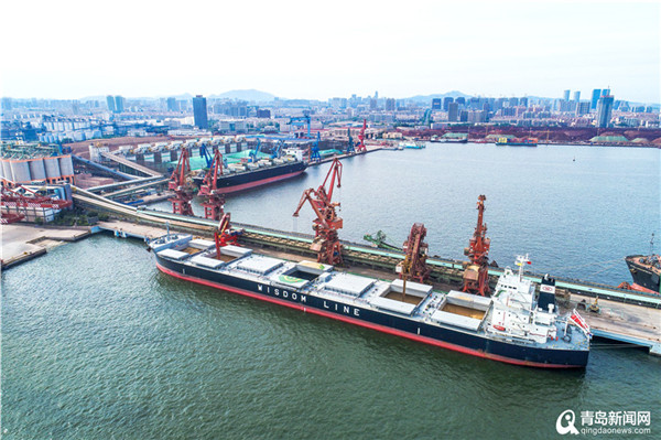 集装箱吞吐量同比增长11% 山东港口实现首季生产＂开门红＂