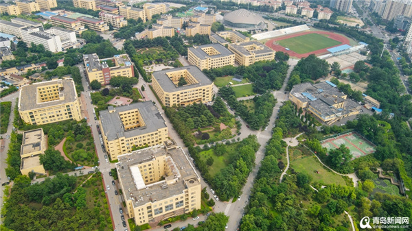 青岛大学高空航拍 直击山海相依梦开始的地方