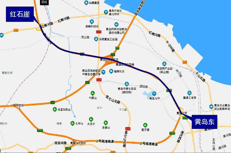 青岛胶州湾高速公路部分路段五型六型货车免收通行费