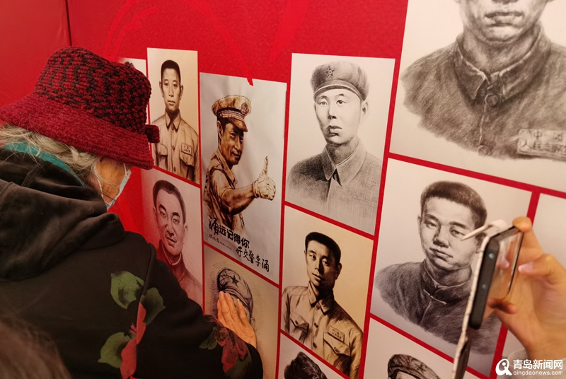 青岛“绘忆英烈”公益活动启动 将绘制100幅烈士画像