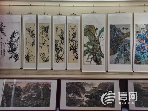 山东青岛：张华东等四人书画连展在市北区文化馆开展