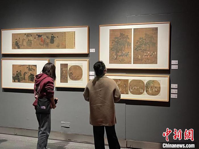 数字化助力绘画“国宝”团聚 1500余件中国画样稿杭州展出