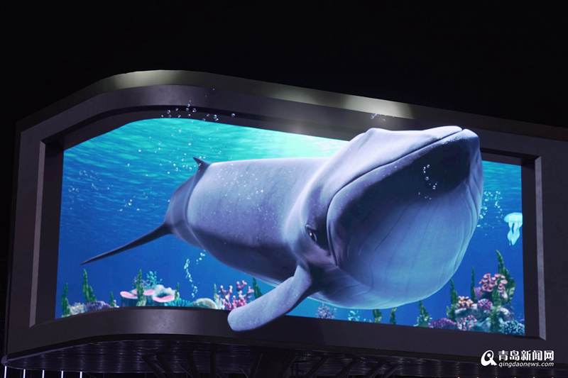 震撼！巨幅裸眼3D大屏亮相金沙滩啤酒城