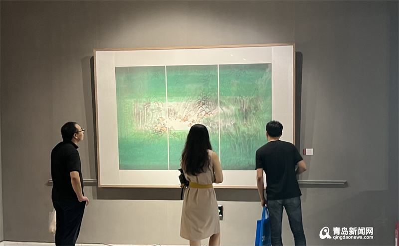 兴会烟霞——周石峰山水画展在青岛澜湾美术馆开展