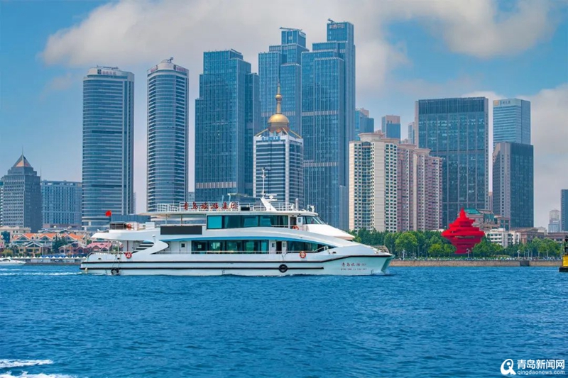 串起前海后海，“海上观青岛”再添新名片！奥帆中心至邮轮母港通航