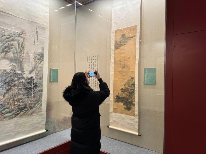 沈阳故宫以院藏青绿山水绘画文物展现中国“绿水青山”