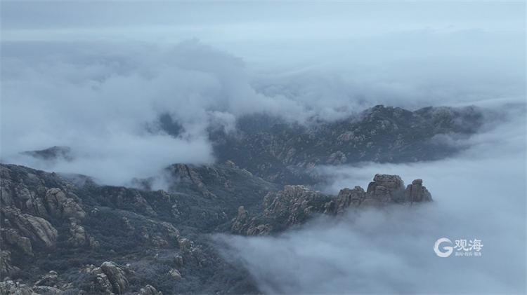 美不胜收！崂山景区再现雾凇景观