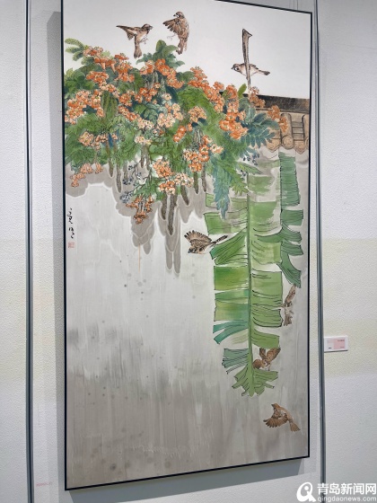 70件绘画作品呈现乡村之美 “画说江村”主题创作作品展在青展出