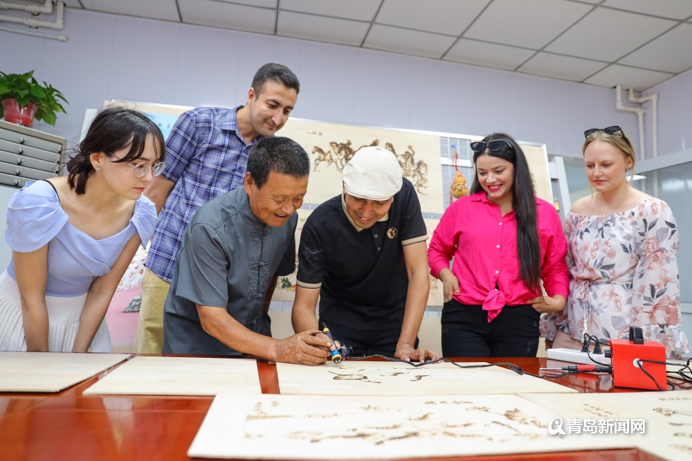 李沧：在华留学生体验非遗 沉浸式感受传统文化魅力