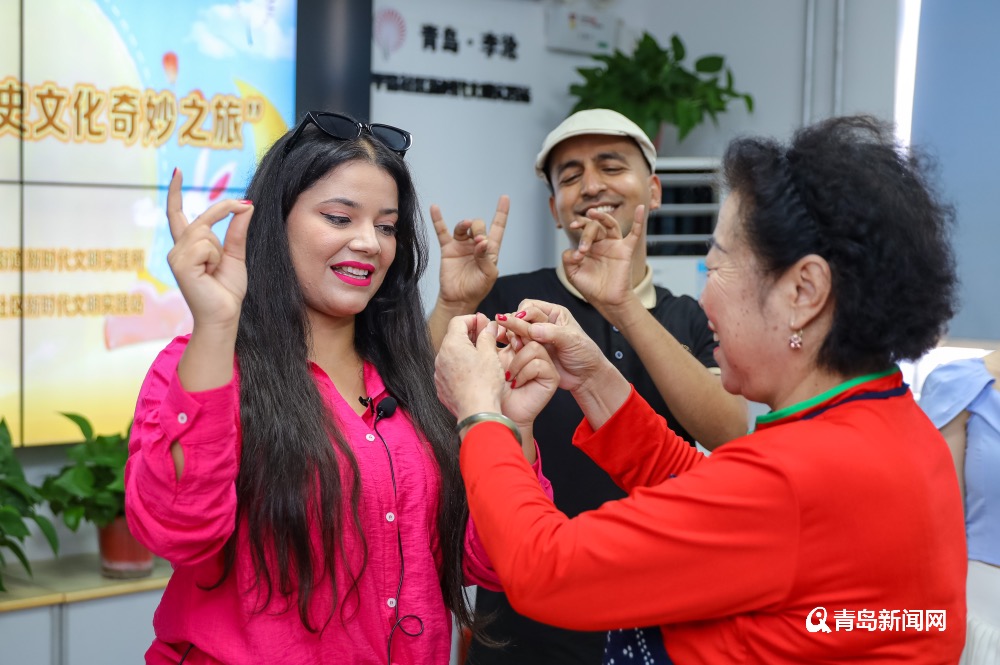 李沧：在华留学生体验非遗 沉浸式感受传统文化魅力