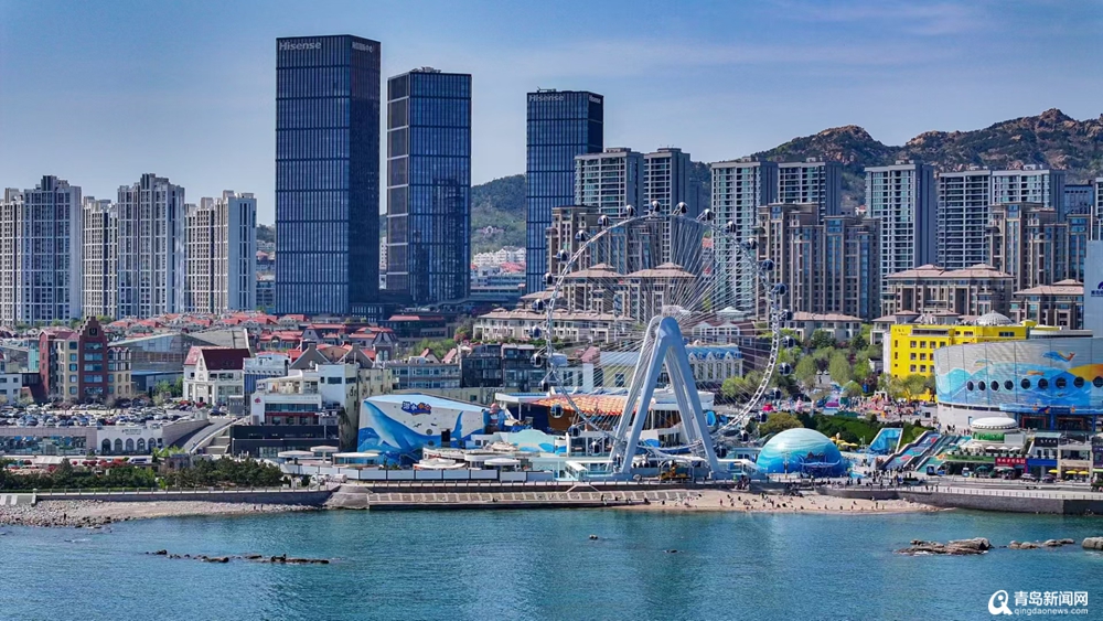 青岛旅游新地标！“极地之光·青岛海上摩天轮”精彩启航
