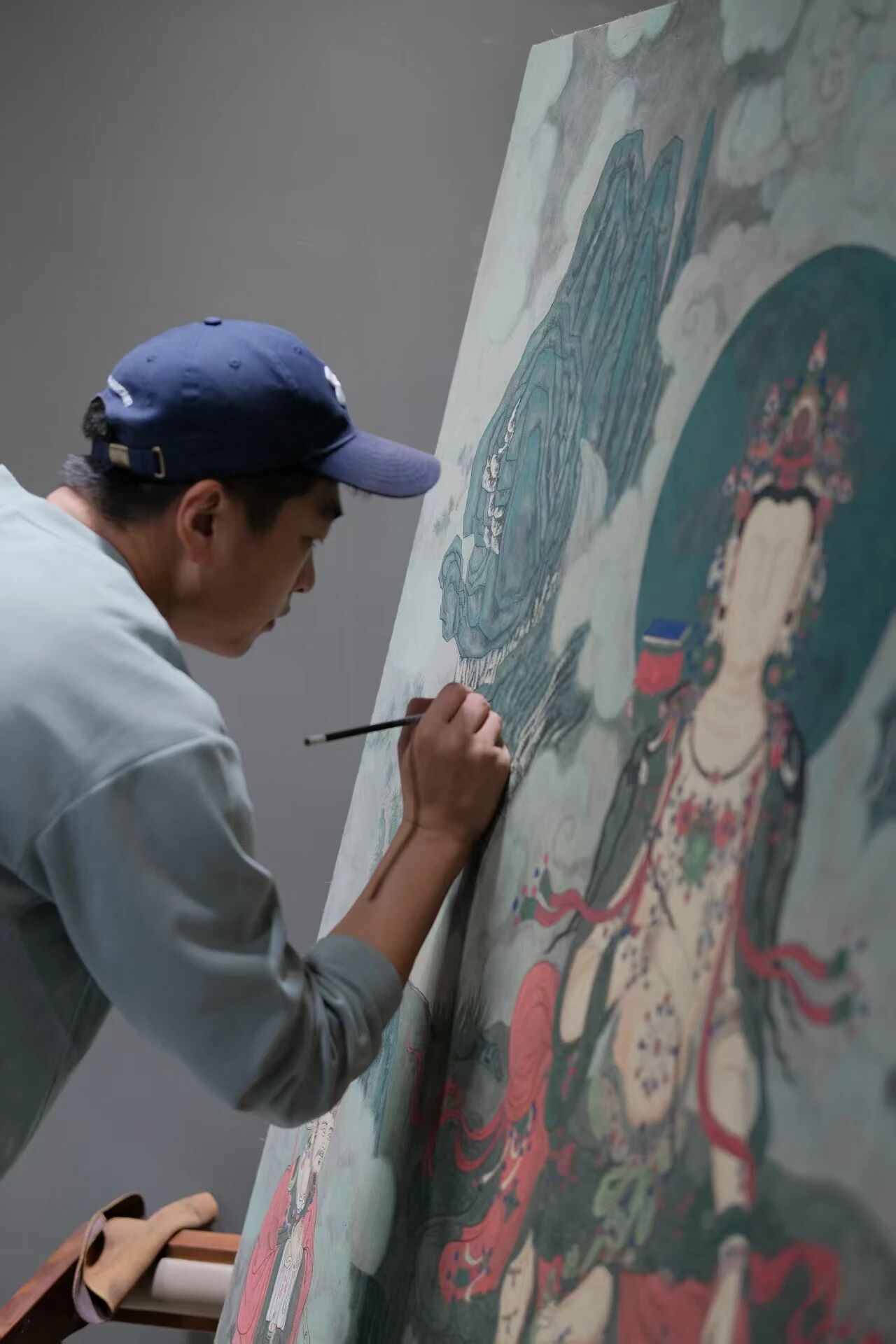 展讯丨“壁境丹心”宫廷壁画展——唐震个展即将在青岛开幕