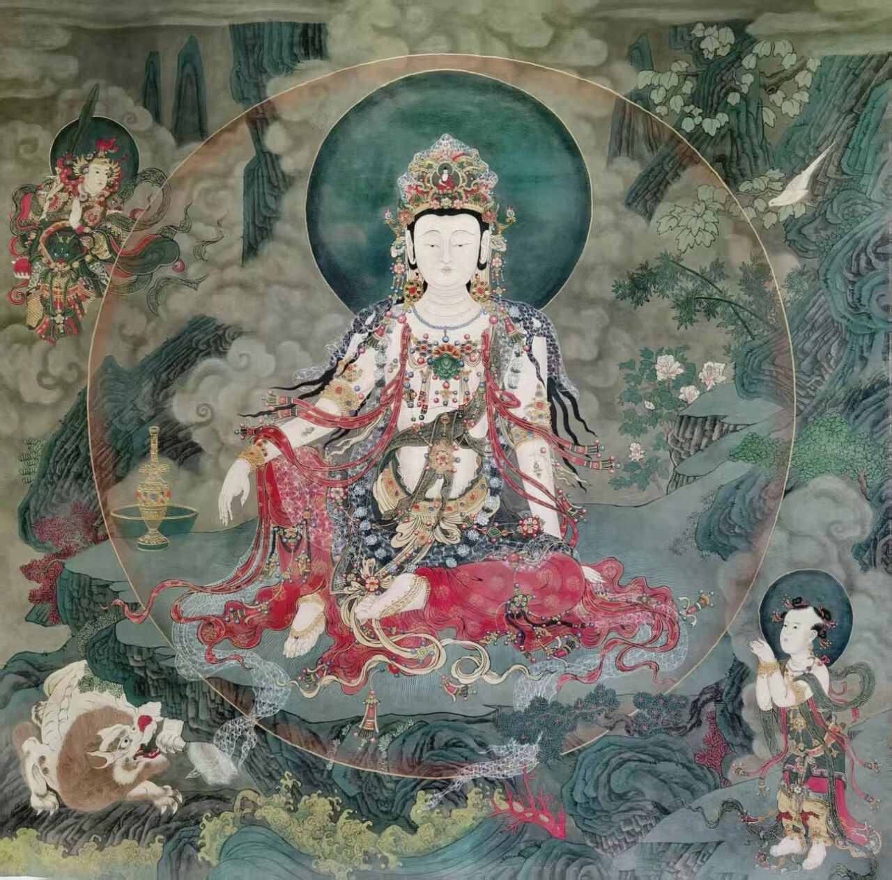 展讯丨“壁境丹心”宫廷壁画展——唐震个展即将在青岛开幕