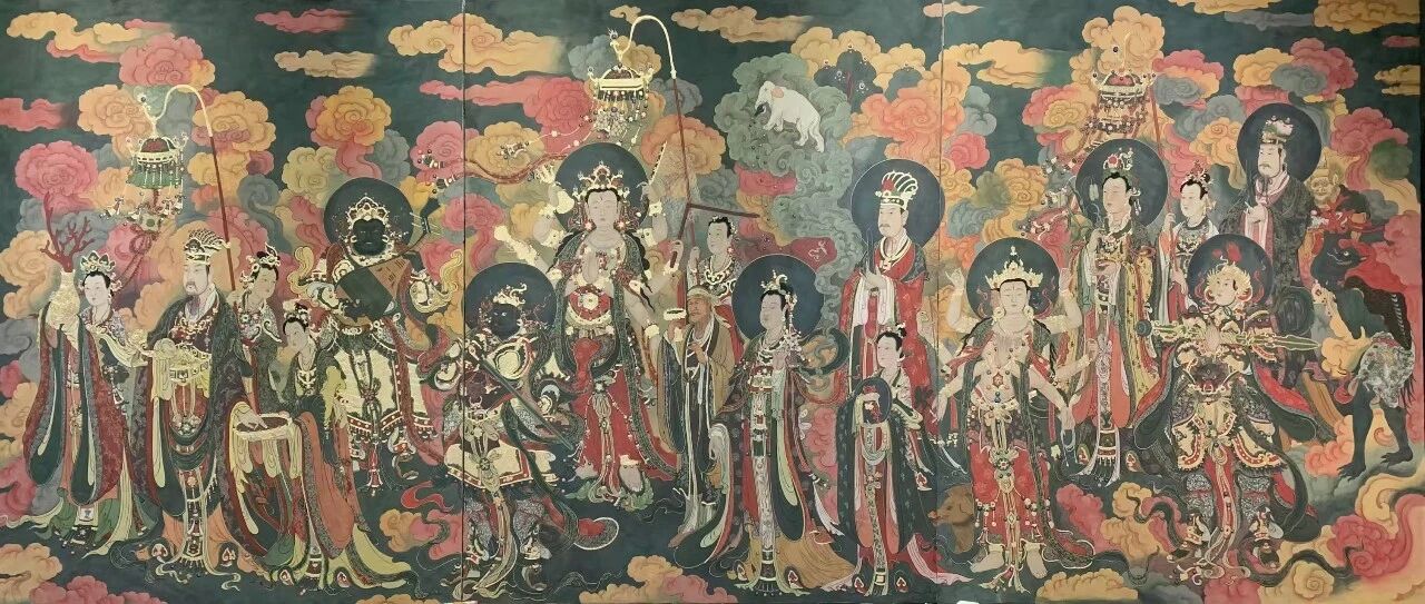 展讯丨“壁境丹心”宫廷壁画展——唐震个展即将在青岛开幕