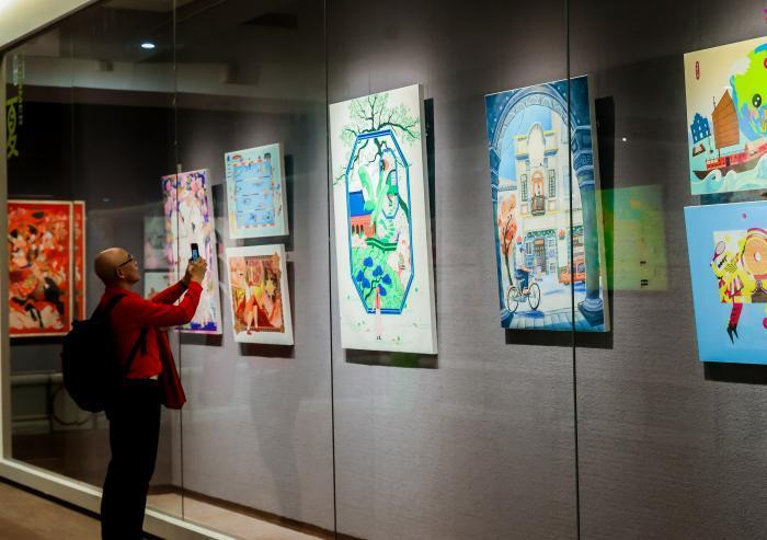 第四届全国插画扶持计划优秀作品展在广州启幕