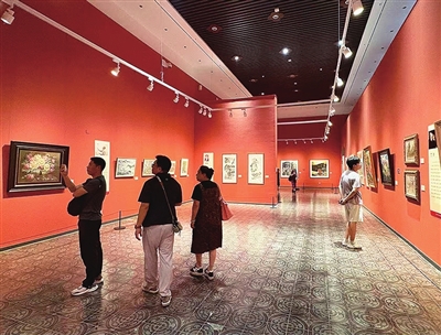 “致敬·丹青不老”画展亮相市美术馆 28位八旬前辈以125幅作品
