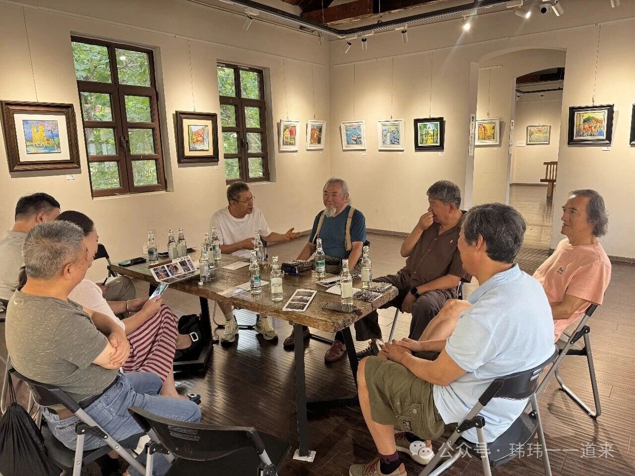 意象油画本土化探索结硕果 郑照国艺术作品研讨会在洛川家美术馆举行